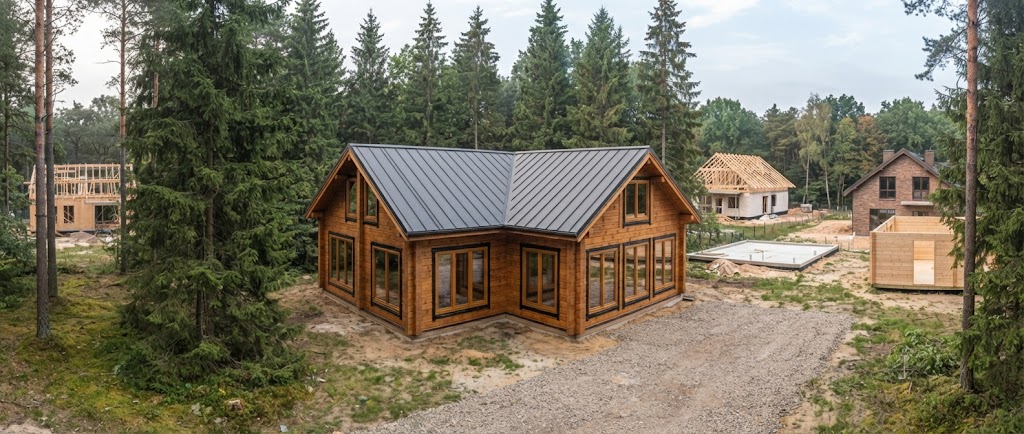 Окна REHAU — дом из клееного бруса, фото 2