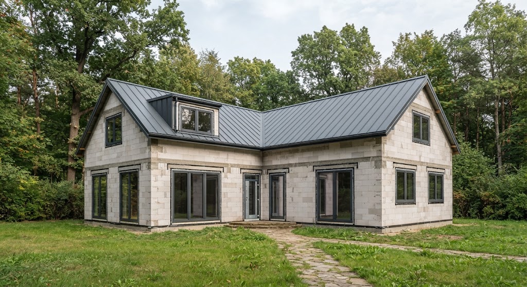 Окна REHAU — дом из газоблока, фото 2