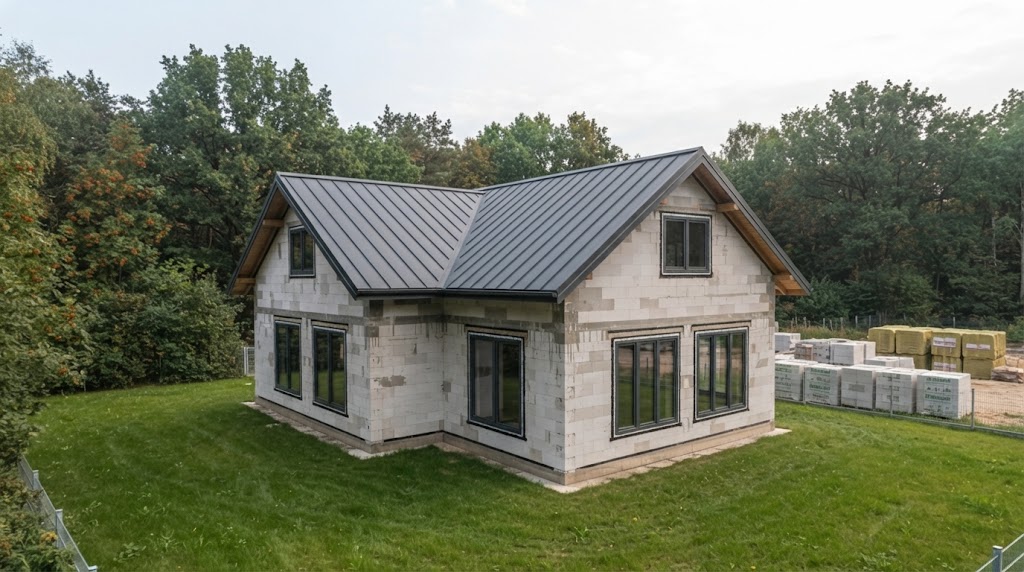Окна REHAU — дом из газоблока, фото 4